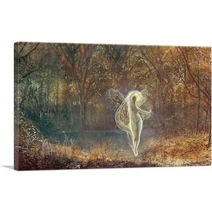 ARTCANVAS Dame Autumn tiene una cara triste 1871 por John Atkinson Grimshaw Lienzo impreso