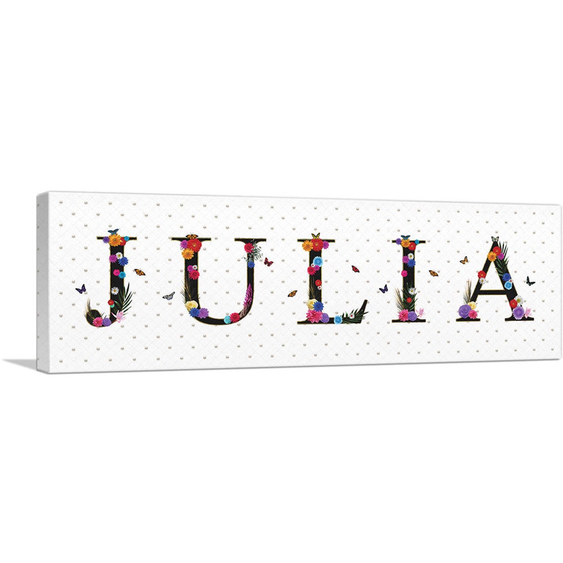 ARTCANVAS Julia Girls Name Room Decor Canvas Art Print - Etsy