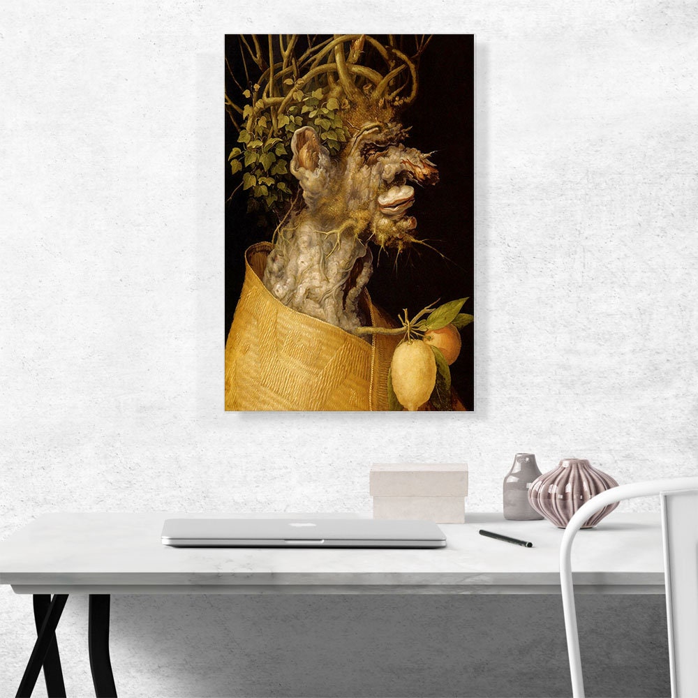 ARTCANVAS the Winter 1563 by Giuseppe Arcimboldo Canvas Art Print 26 ...
