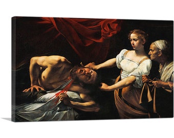 ARTCANVAS Judith Beheading Holofernes 1599 by Caravaggio Canvas Art Print