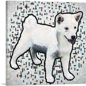 ARTCANVAS Shiba Inu Dog Breed Canvas Art Print