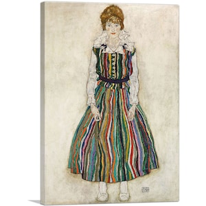 ARTCANVAS Portrait of the Artist&#39;s Wife 1915 by Egon Schiele Canvas Art Print