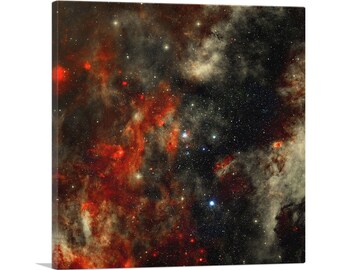 ARTCANVAS Cygnus OB2 Nebula Stellar Cradle Hubble Telescope Canvas Art Print