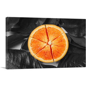 ARTCANVAS Orange Fruit in Kitchen Canvas Art Print