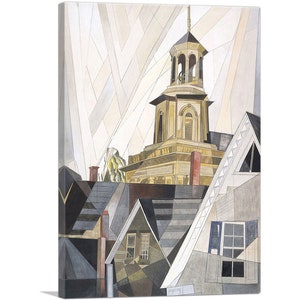 ARTCANVAS After Sir Christopher Wren 1920 by Charles Demuth Canvas Art Print