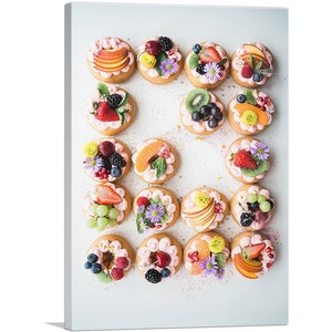 ARTCANVAS Fruit Cookies Home Decor Canvas Art Print