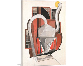 ARTCANVAS Machinery 1920 by Charles Demuth Canvas Art Print