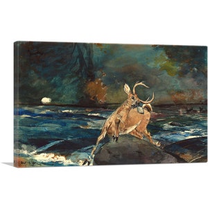 ARTCANVAS A Good Shot 1892 by Winslow Homer Canvas Art Print