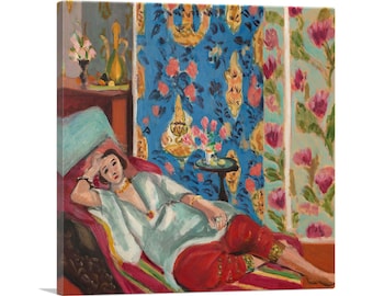 ARTCANVAS Odalisque in Red Trousers 1921 by Henri Matisse Canvas Art Print