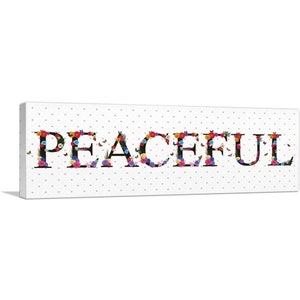 ARTCANVAS Peaceful Girls Room Decor Canvas Art Print