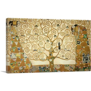 ARTCANVAS The Tree of Life 1909 by Gustav Klimt Canvas Art Print 26&quot; x 18&quot;