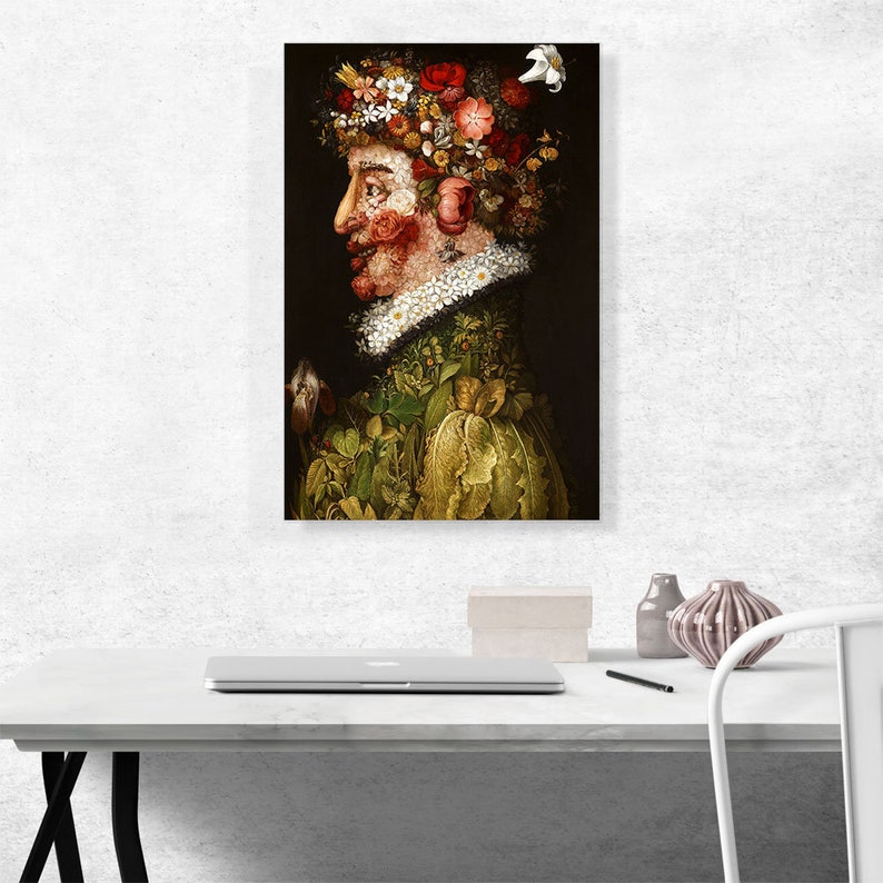 ARTCANVAS Spring 1563 by Giuseppe Arcimboldo Canvas Art Print - Etsy