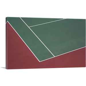 ARTCANVAS Tennis Court Home Decor Canvas Art Print