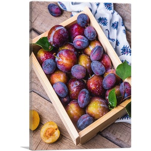ARTCANVAS Plums Home Decor Canvas Art Print