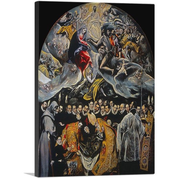 ARTCANVAS The Burial of the Count of Orgaz 1588 by El Greco Canvas Art Print