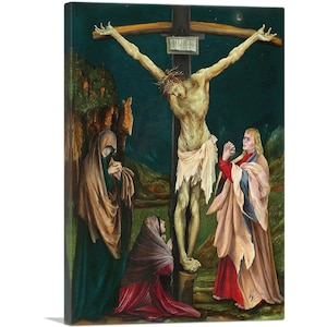 ARTCANVAS The Small Crucifixion 1520 by Matthias Grunewald Canvas Art Print