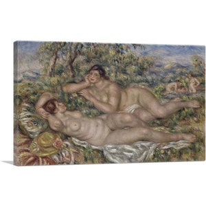 ARTCANVAS The Bathers 1919 by Pierre-Auguste Renoir Canvas Art Print