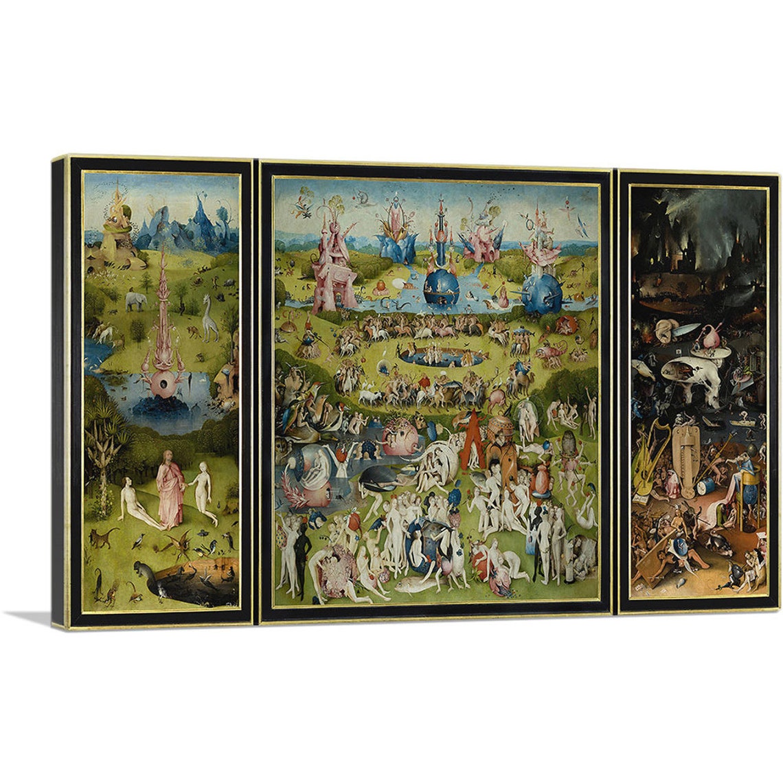 ARTCANVAS The Garden of Earthly Delights 1515 Canvas Art Print image 1