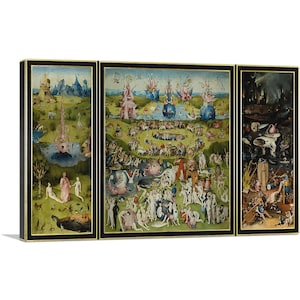 ARTCANVAS The Garden of Earthly Delights 1515 Canvas Art Print by Hieronymus Bosch