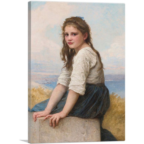 ARTCANVAS the Bather 1879 Canvas Art Print by William-adolphe - Etsy