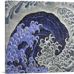 ARTCANVAS Feminine Wave by Katsushika Hokusai Canvas Art Print