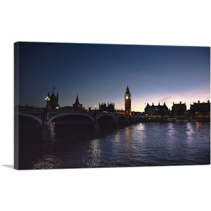 ARTCANVAS London England Big Ben at Dusk Canvas Art Print