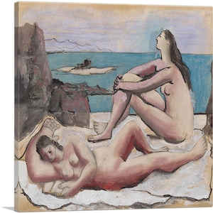 ARTCANVAS Three Bathers 1920 by Pablo Picasso Canvas Art Print