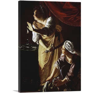 ARTCANVAS Judith and Maidservant with Head of Holofernes 1625 Canvas Art Print by Artemisia Gentileschi