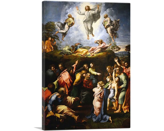 ARTCANVAS the Transfiguration 1520 by Raphael Canvas Art Print - Etsy