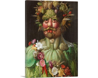 ARTCANVAS Rudolf II of Habsburg as Vertumnus 1590 by Giuseppe Arcimboldo Canvas Art Print