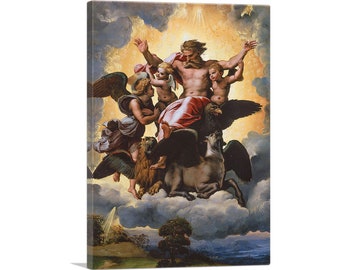 ARTCANVAS Vision Of Ezekiel 1518 by Raphael Canvas Art Print 26"x18"