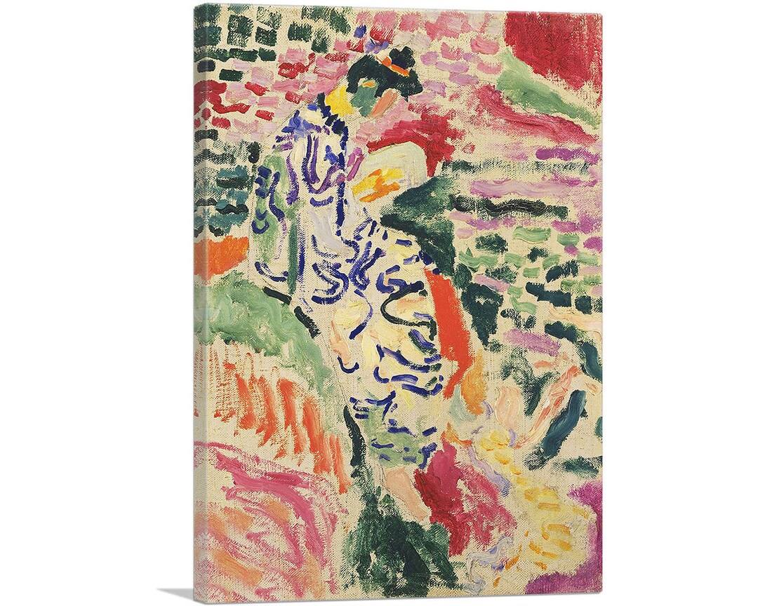 ARTCANVAS La Japonaise: Woman Beside the Water 1905 by Henri