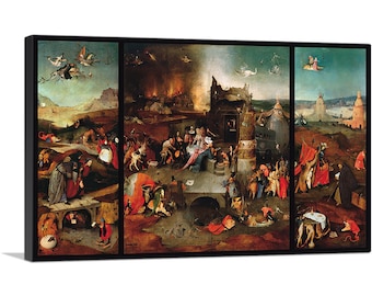 ARTCANVAS The Temptation of Saint Anthony 1516 by Hieronymus Bosch Canvas Art Print