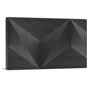 ARTCANVAS Mid-Century Modern Triangle Sequence Canvas Art Print