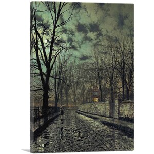ARTCANVAS Noviembre de 1879 de John Atkinson Grimshaw Lienzo impreso