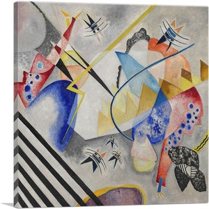 ARTCANVAS White Center 1921 by Wassily Kandinsky Canvas Art Print