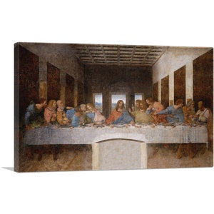 ARTCANVAS The Last Supper 1498 by Leonardo da Vinci Canvas Art Print