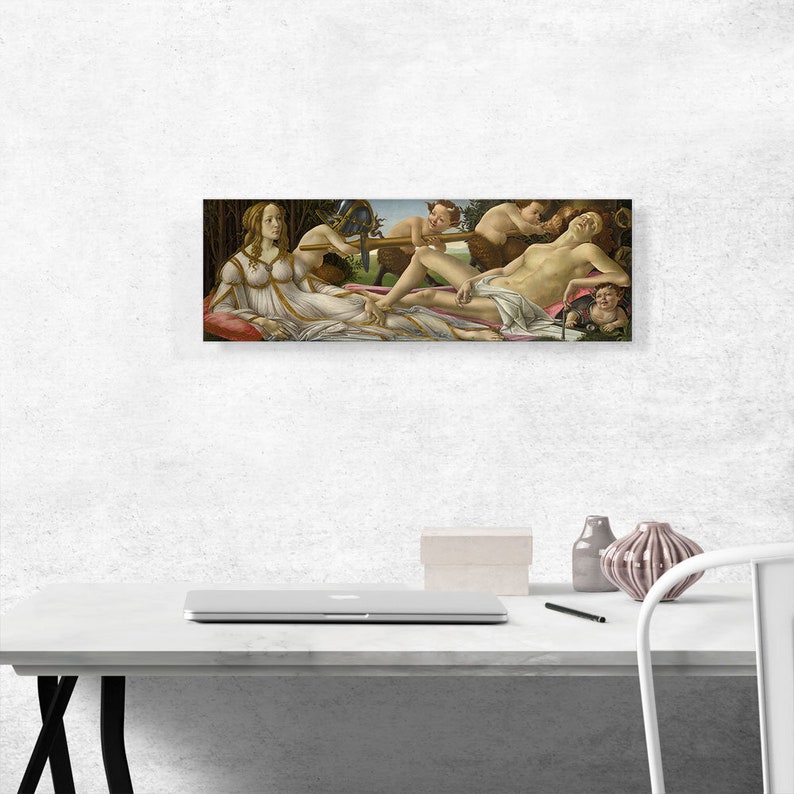 ARTCANVAS Venus and Mars 1480 by Sandro Botticelli Canvas ...