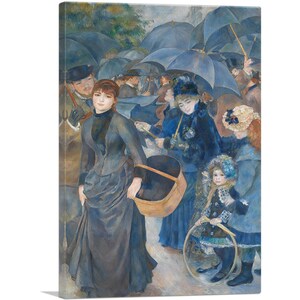 ARTCANVAS The Umbrellas 1886 by Pierre-Auguste Renoir Canvas Art Print