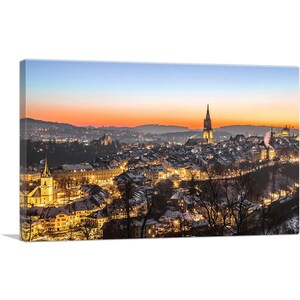 ARTCANVAS Bern Capital of Switzerland Canvas Art Print