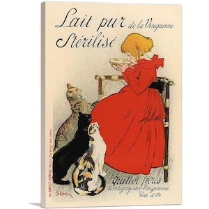 ARTCANVAS Lait Pur Sterilise de la Vingeanne 1894 by Theophile Steinlen Canvas Art Print