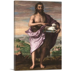 ARTCANVAS Saint John the Baptist 1605 by Juan Sanchez Cotan Canvas Art Print