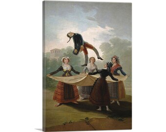 ARTCANVAS The Straw Manikin 1792 Canvas Art Print by Francisco De Goya