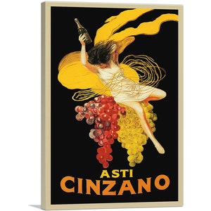ARTCANVAS Asti Cinzano 1920 by Leonetto Cappiello Canvas Art Print
