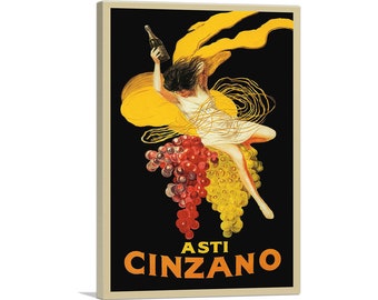 ARTCANVAS Asti Cinzano 1920 by Leonetto Cappiello Canvas Art Print