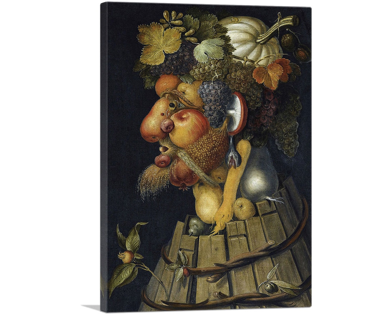 ARTCANVAS Autumn 1573 by Giuseppe Arcimboldo Canvas Art Print - Etsy