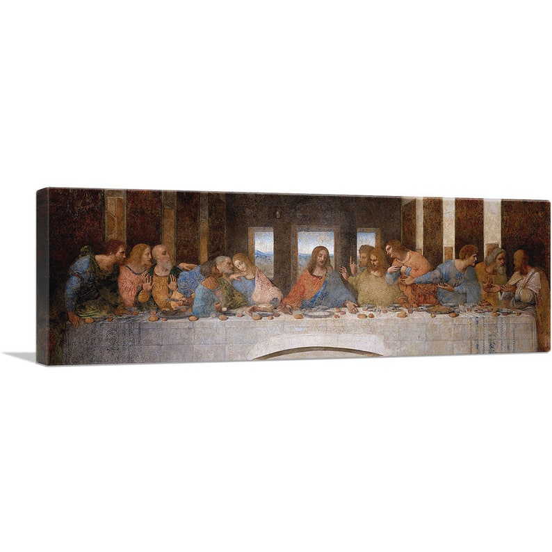 ARTCANVAS the Last Supper Panoramic by Leonardo Da Vinci Canvas Art ...
