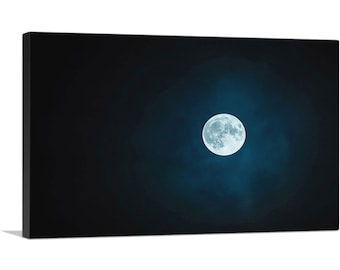 ARTCANVAS Moonlight Home Decor Rectangle Canvas Art Print