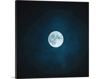 ARTCANVAS Moonlight Home Decor Square Canvas Art Print