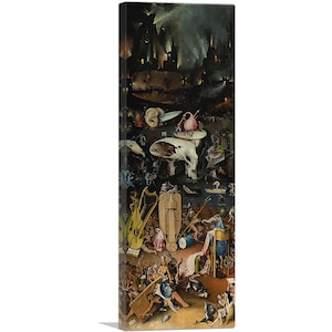 ARTCANVAS The Garden of Earthly Delights - Hell Panel 1515 by Hieronymus Bosch Canvas Art Print